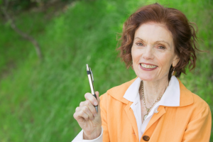 Susan Stroh with Pen